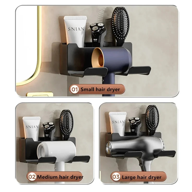 Stylish Blow Dryer Wall Holder